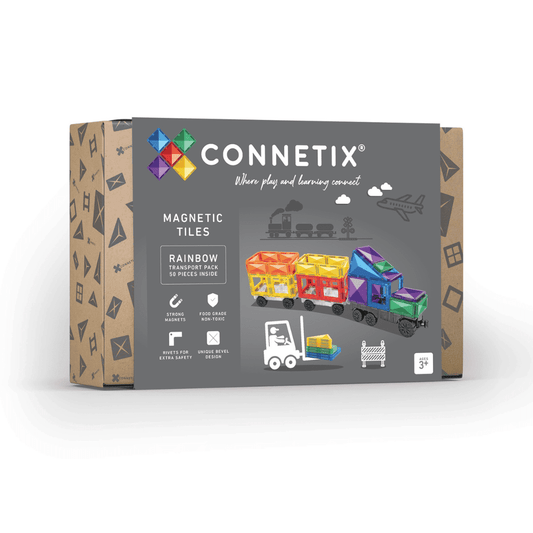 PRE ORDER Connetix Rainbow Transport Pack 50-delig