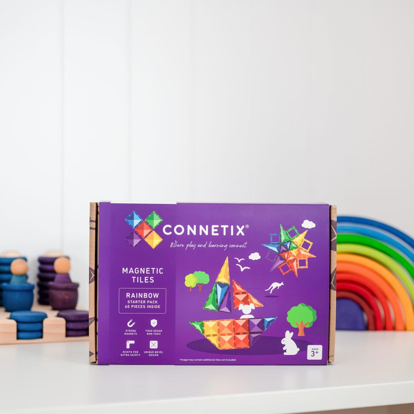 Connetix Rainbow Starter Pack 60-delig