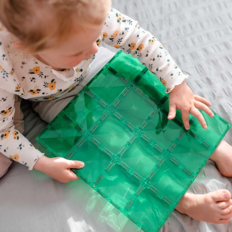 Connetix Rainbow Blue & Green Base Plate Pack 2-delig