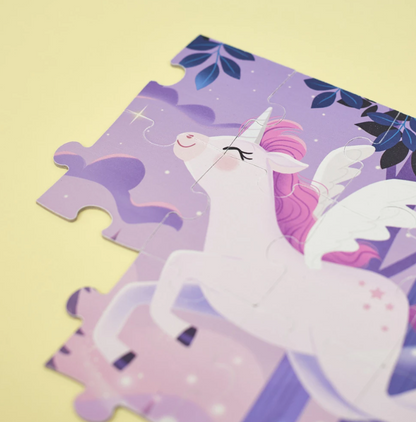Janod Puzzel Eenhoorns – 54 stukjes