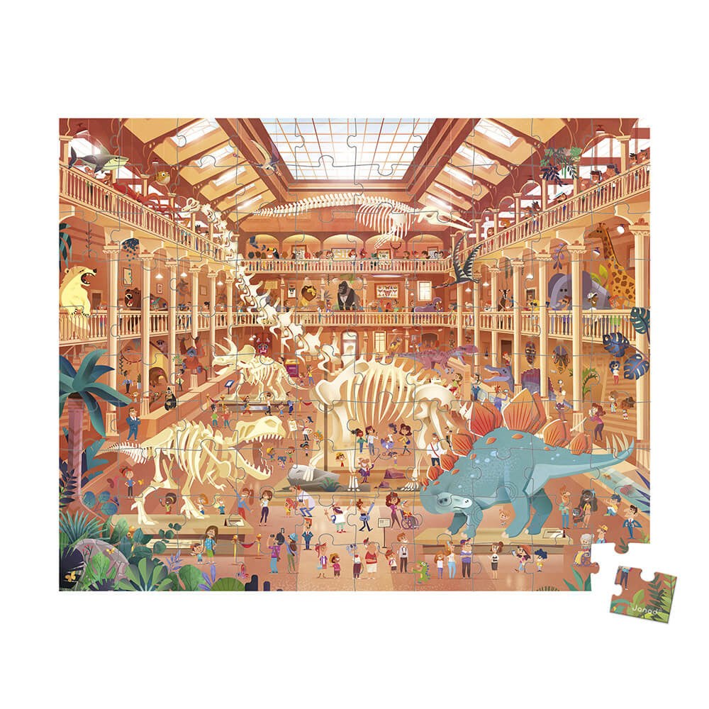 Janod Puzzel Het Natuurhistorisch Museum – 100 stukjes