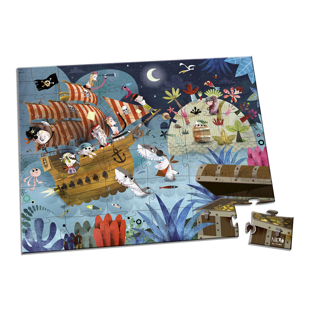 Janod Puzzel Piraten – 36 stukjes