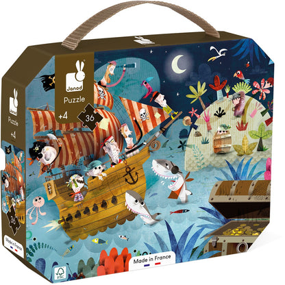Janod Puzzel Piraten – 36 stukjes