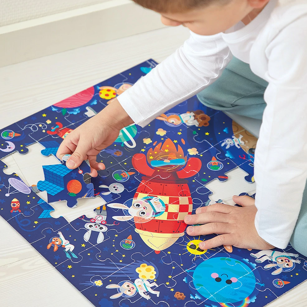 Janod Puzzel Raket – 54 stukjes
