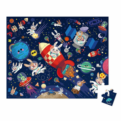 Janod Puzzel Raket – 54 stukjes