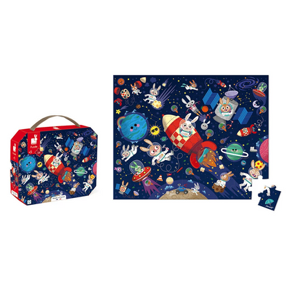 Janod Puzzel Raket – 54 stukjes
