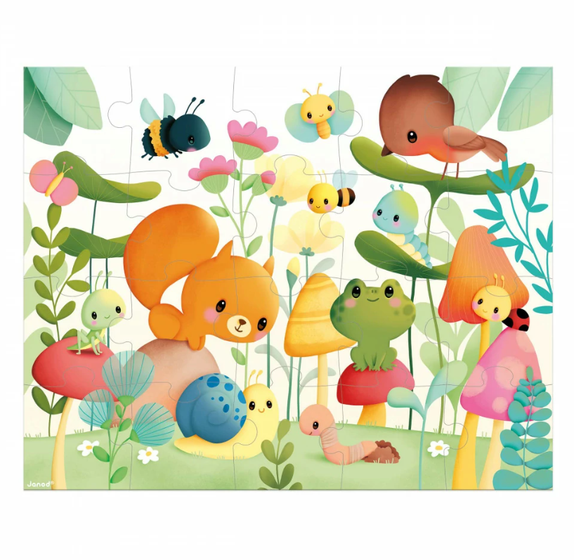 Janod Puzzel De Tuinvrienden – 20 stukjes
