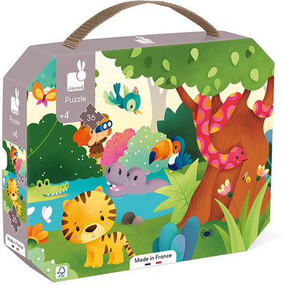 Janod Puzzel Wilde Dieren – 36 stukjes