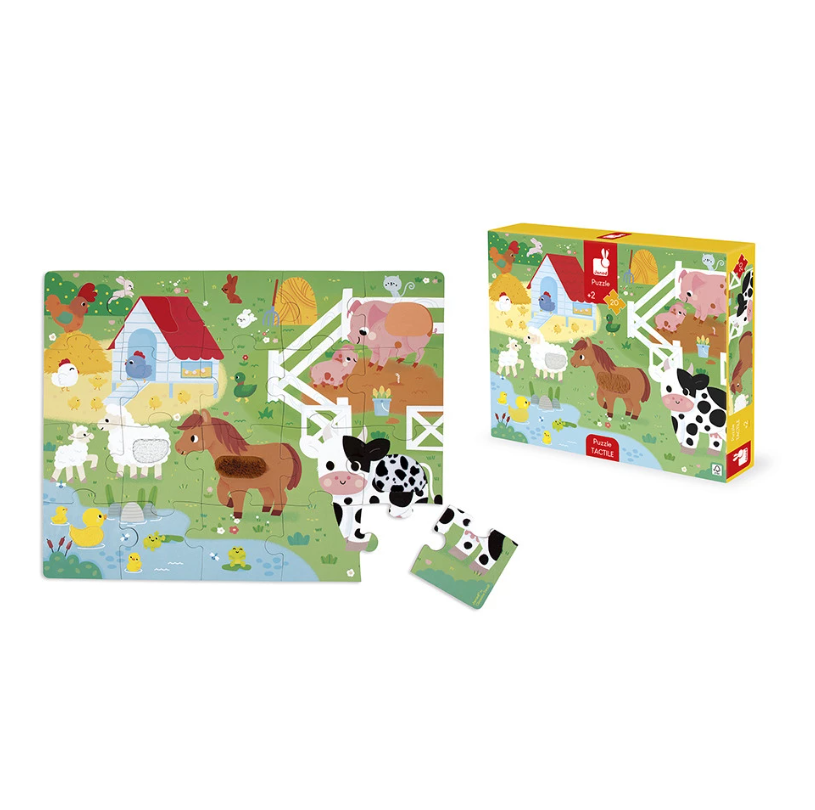 Janod Voelpuzzel Boerderij – 20 stukjes