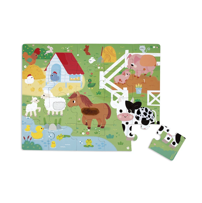 Janod Voelpuzzel Boerderij – 20 stukjes