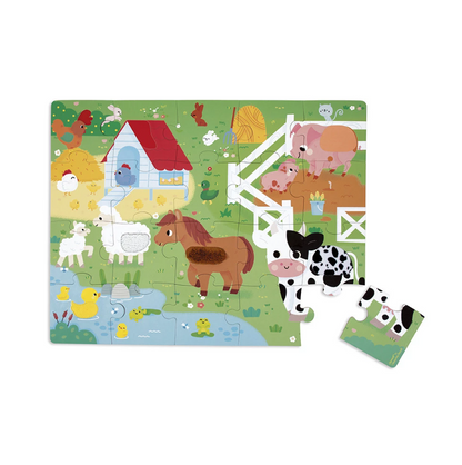 Janod Voelpuzzel Boerderij – 20 stukjes