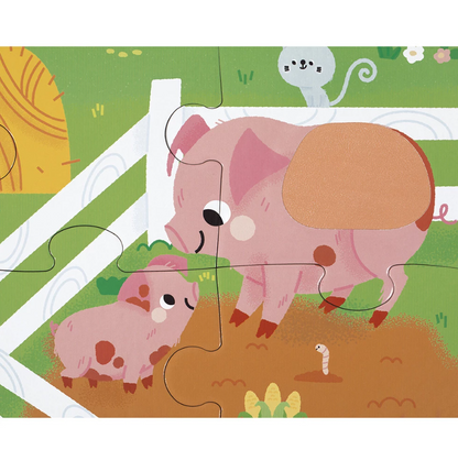 Janod Voelpuzzel Boerderij – 20 stukjes
