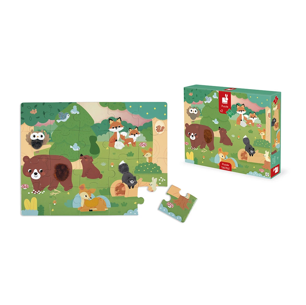 Janod Voelpuzzel Bos – 20 stukjes