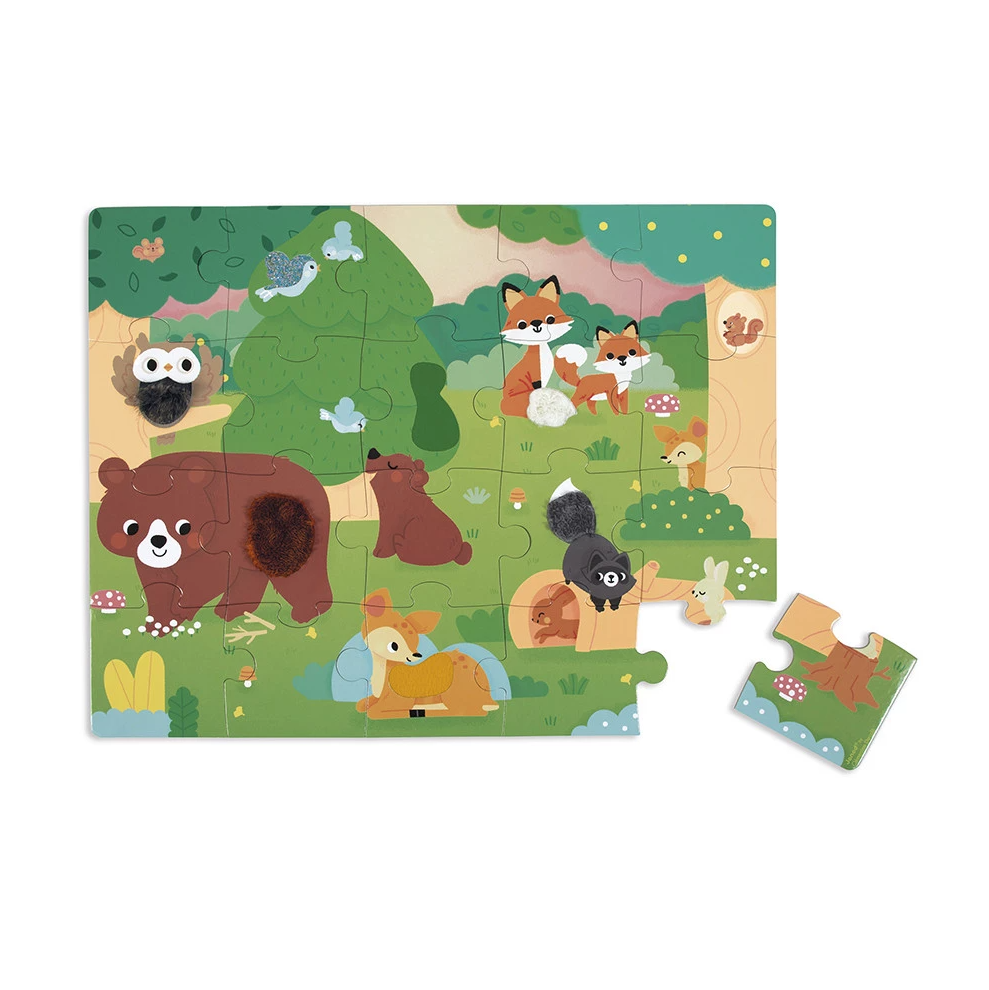 Janod Voelpuzzel Bos – 20 stukjes