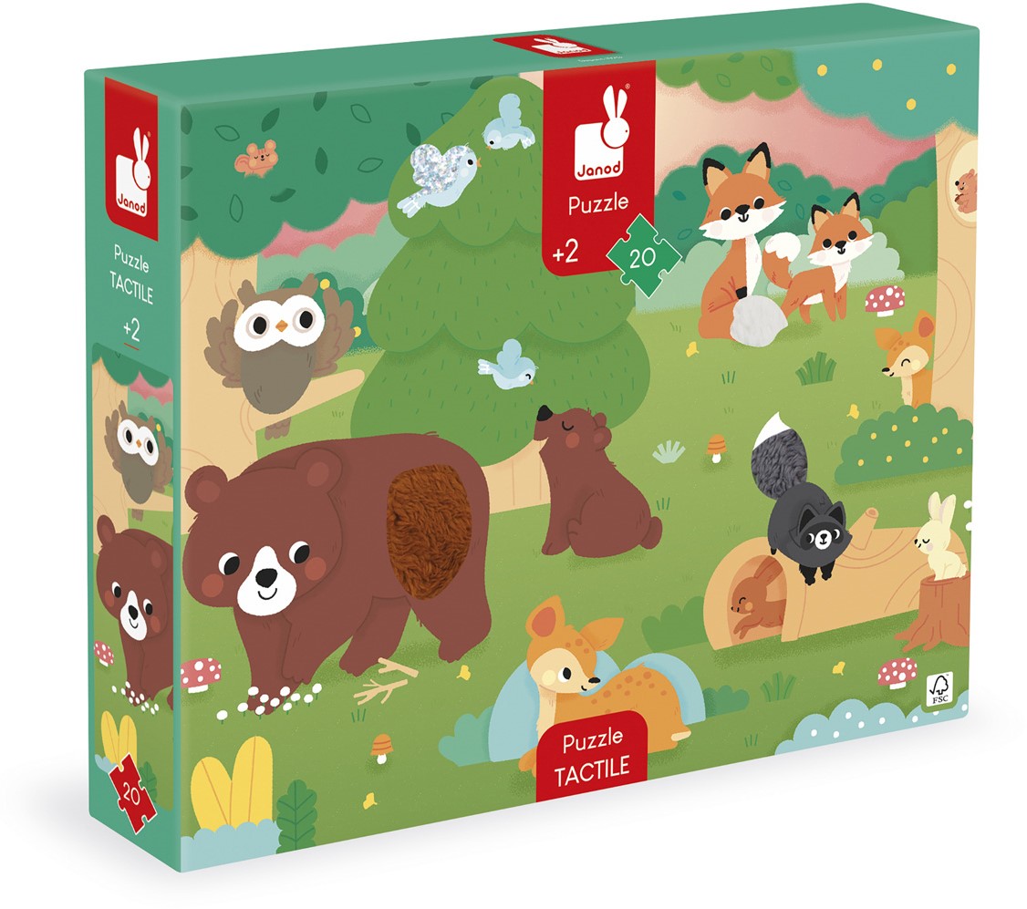 Janod Voelpuzzel Bos – 20 stukjes