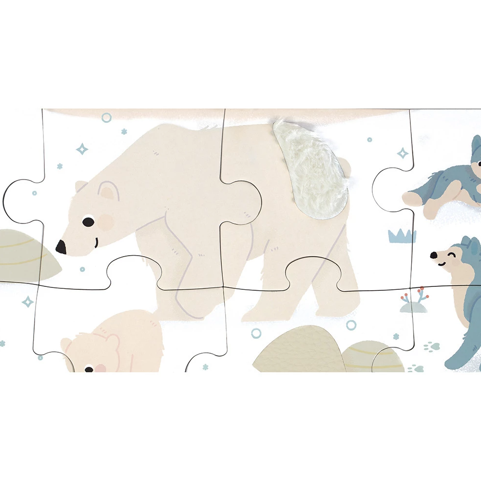 Janod Voelpuzzel Noordpool – 20 stukjes