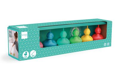 Visspel met 6 kermiseendjes en 2 hengels