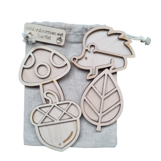 Kidd Houten Mini Vulvormen Herfst