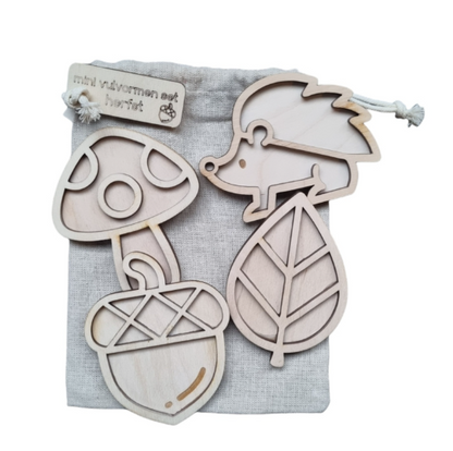 Kidd Houten Mini Vulvormen Herfst