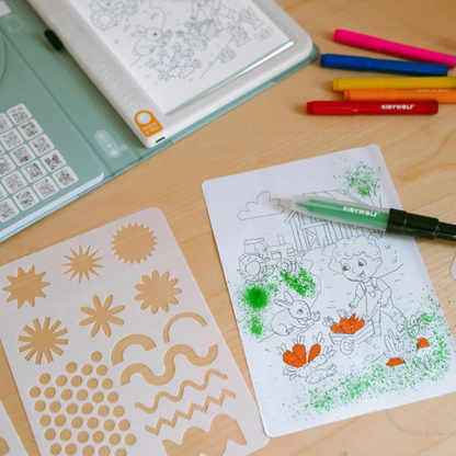 KIDYDRAW-PAD KIT Glitterset