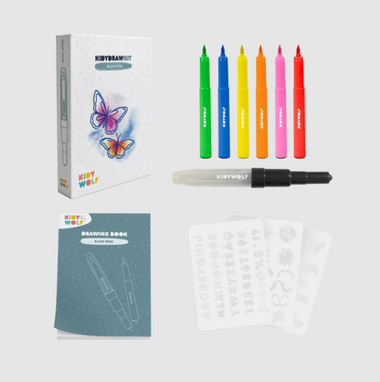 KIDYDRAW-PAD KIT Glitterset