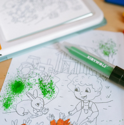 KIDYDRAW-PAD KIT Glitterset