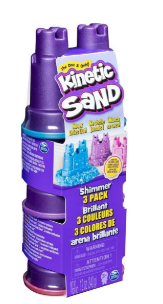 Kinetic Sand Shimmer 3 pack