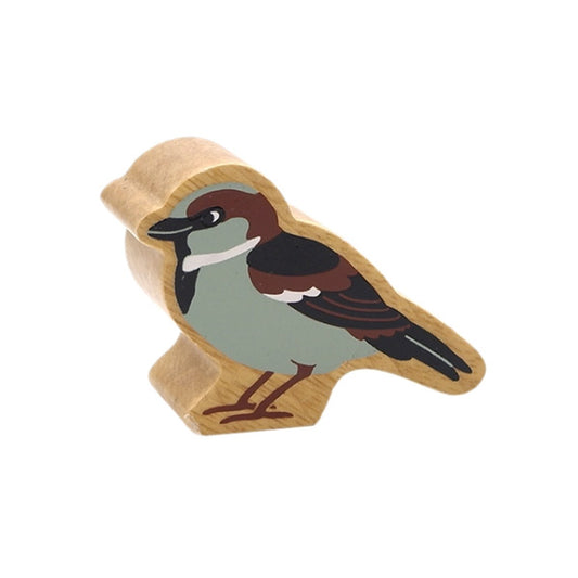 Huismus houten figuur