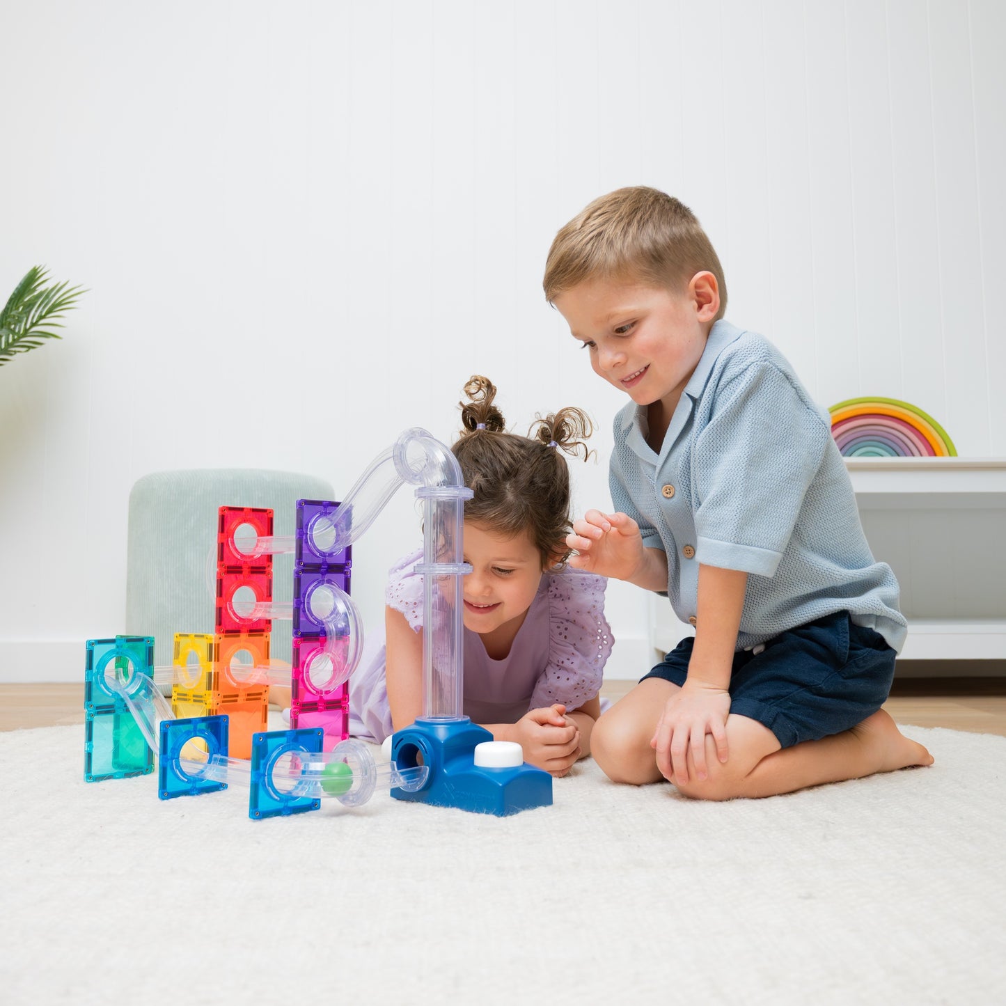 De Connetix Ball Run Launcher Pack is een must have voor spelende kinderen