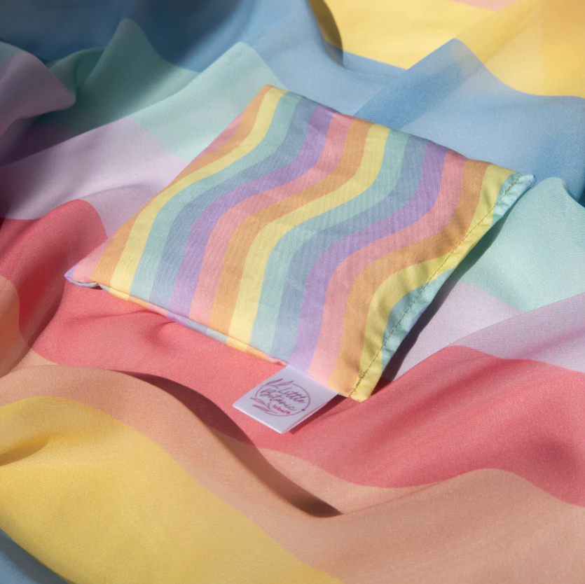 Sensorische pittenzakjes Little Botanic Label - Pastel + waves 7 st