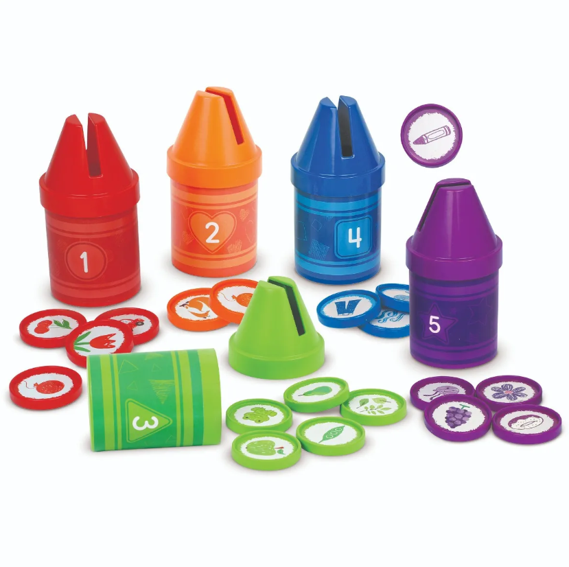 Learning Resources Rainbow Counting Crayons