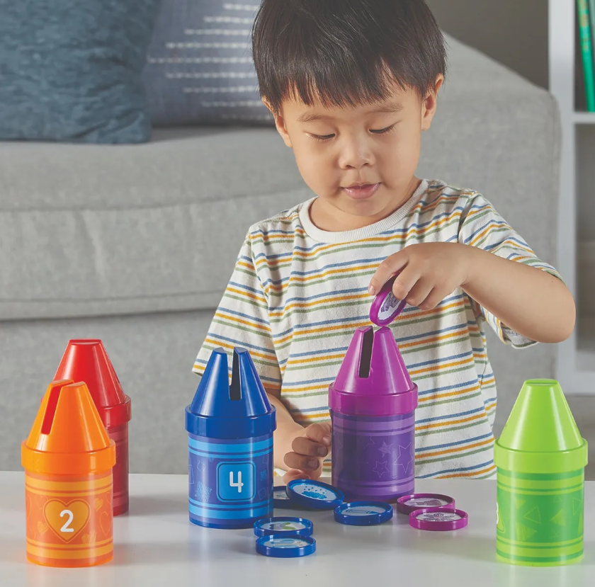 Learning Resources Rainbow Counting Crayons