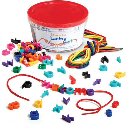 Learning Resources Rijgletters - 260 alfabetkralen met 15 veters