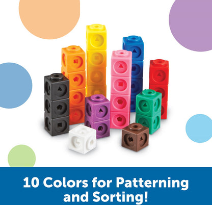 Learning Resources - MathLink® Cubes (set van 100 rekenblokjes)