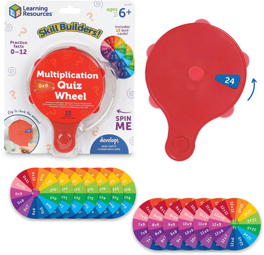 Learning Resources - Skill Builders! Multiplication Quiz Wheel