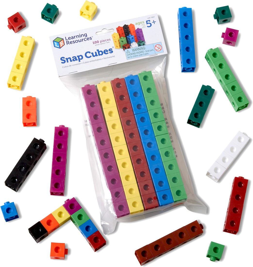 Learning Resources - Snap Cubes® (set van 100 rekenblokjes)
