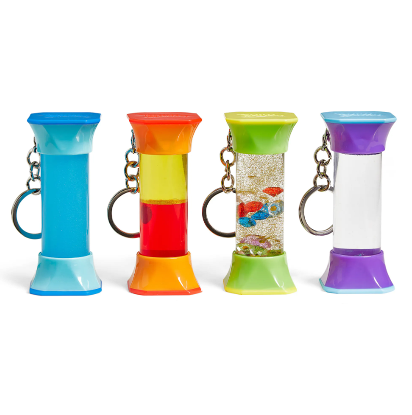 Learning Resources - Sensorische Flesjes met Sleutelhanger (set van 4)