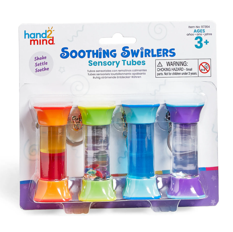 Learning Resources - Sensorische Flesjes met Sleutelhanger (set van 4)