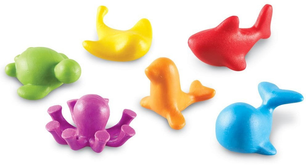 Zeedieren sorteerfiguren