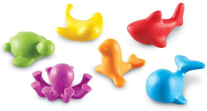 Zeedieren sorteerfiguren