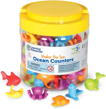 Zeedieren sorteerfiguren
