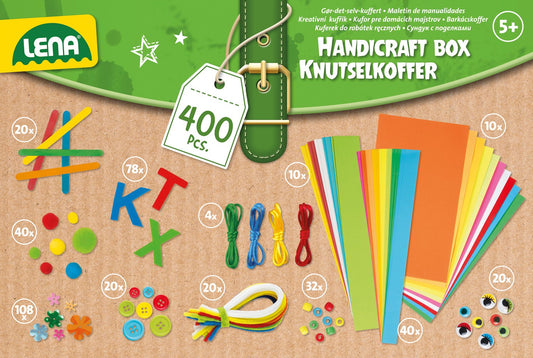 LENA Creatief Knutselkoffer – 400 onderdelen