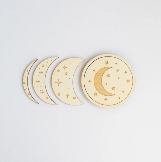 Speeltray miniset - maanfases (puzzel)