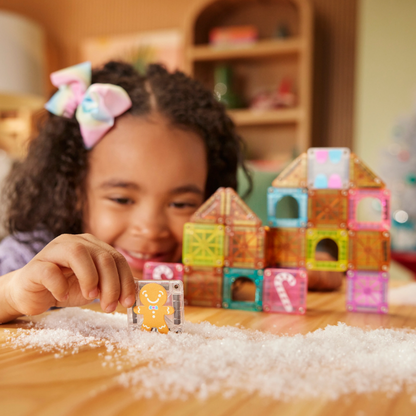 MagnaTiles Micro Mags Travel Set - Gingerbread House (24 st)