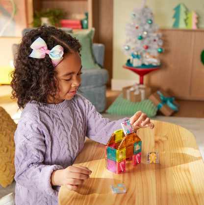MagnaTiles Micro Mags Travel Set - Gingerbread House (24 st)