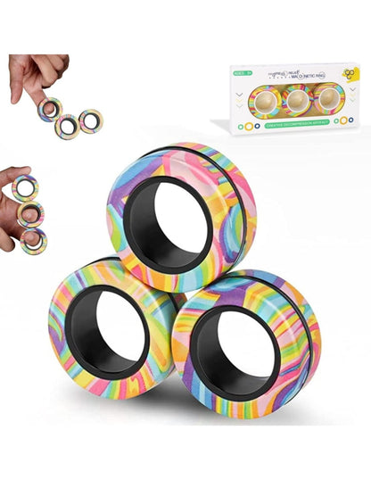 Magnetic Rings Stim Toy