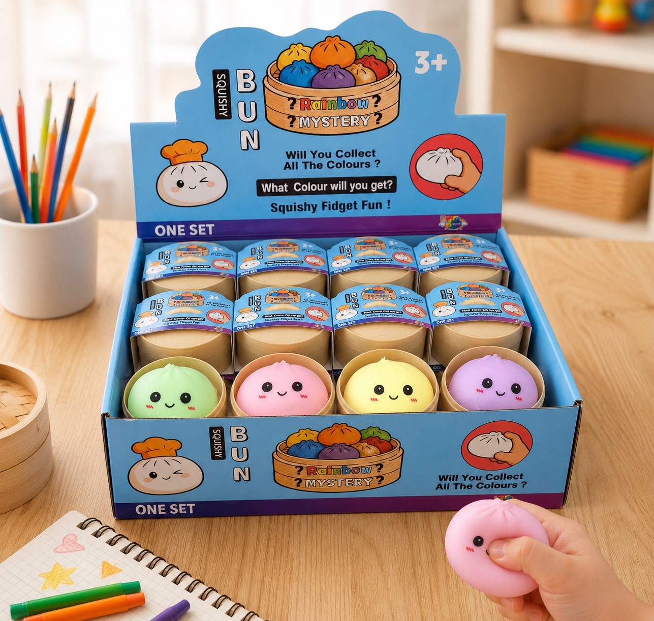 Mystery Squishy Dumpling Fidget - Small (5,5 cm)