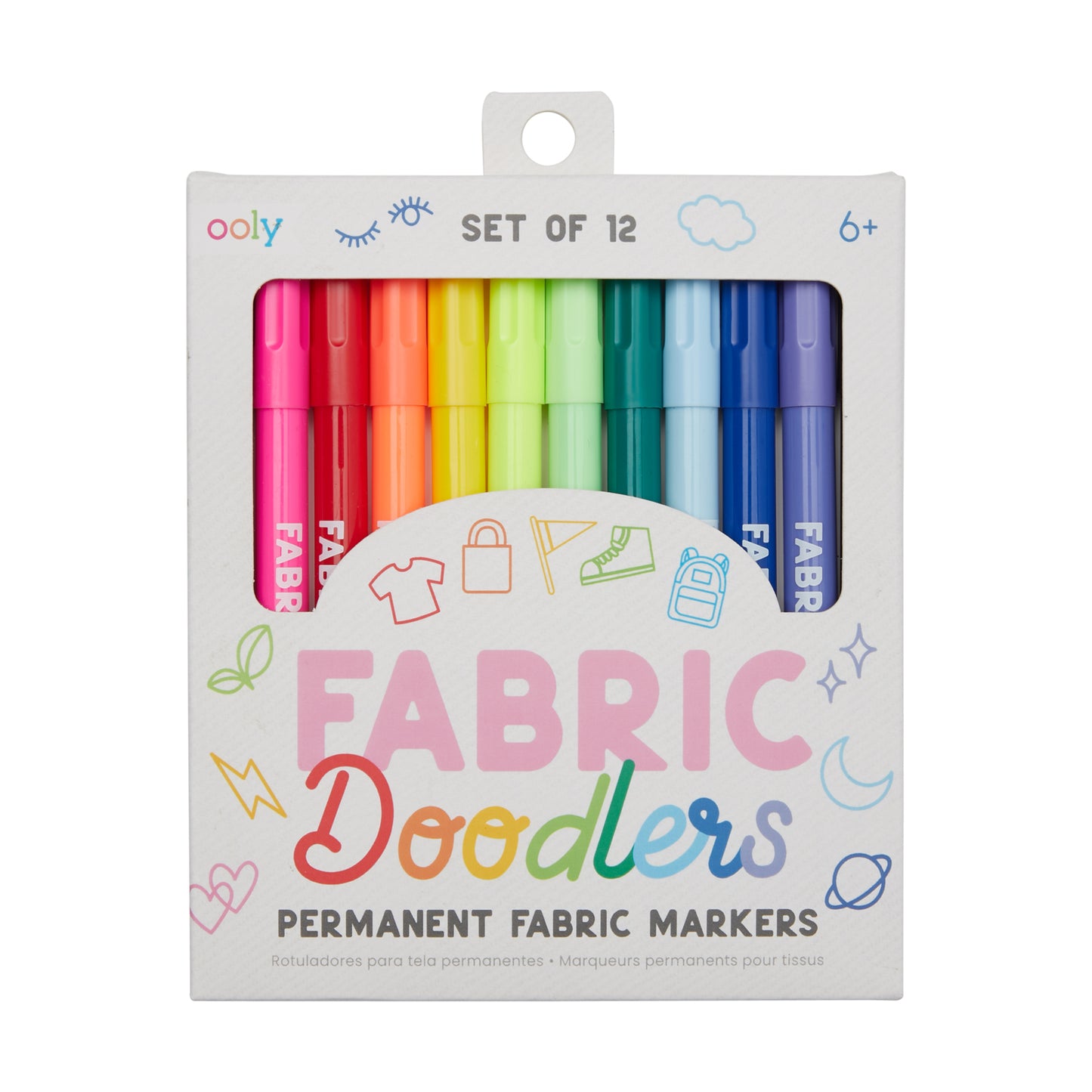 Ooly Fabric Doodlers Markers - Textielstiften