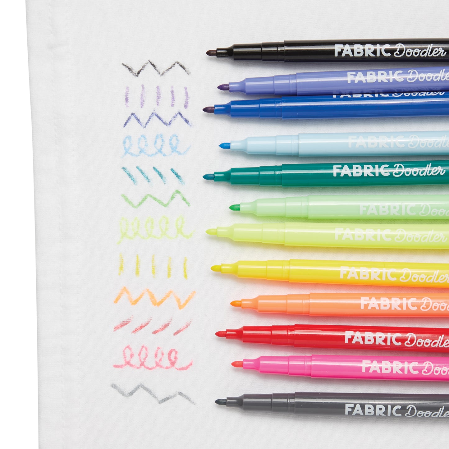 Ooly Fabric Doodlers Markers - Textielstiften