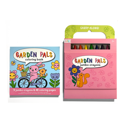 Ooly Lentekleurboek met waskrijtjes voor onderweg